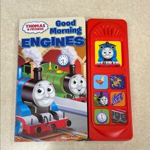 Thomas & Friends Good Morning Engines Sound Book - Blue and Red